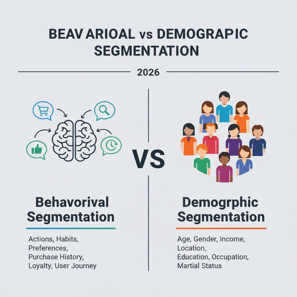 Behavioral vs Demographic Segmentation 2026