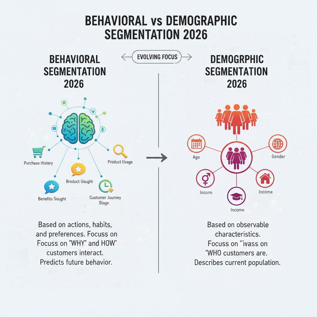 Behavioral vs Demographic Segmentation 2026